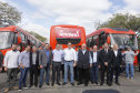 O governador Carlos Massa Ratinho Junior destina recursos para subsidiar o transporte coletivo de Curitiba. Participaram da solenidade: prefeito de Curitiba, Rafael Greca de Macedo; secretário de Desenvolvimento Urbano, João Carlos Ortega; presidente da Comec, Gilson dos Santos; entre outros.Curitiba, 09-05-19.Foto: Arnaldo Alves / ANPr.