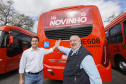 O governador Carlos Massa Ratinho Junior destina recursos para subsidiar o transporte coletivo de Curitiba. Participaram da solenidade: prefeito de Curitiba, Rafael Greca de Macedo; secretário de Desenvolvimento Urbano, João Carlos Ortega; presidente da Comec, Gilson dos Santos; entre outros.Curitiba, 09-05-19.Foto: Arnaldo Alves / ANPr.