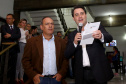 A TV Paraná Turismo foi lançada nesta segunda-feira (13), no Canal da Música, em Curitiba, sede da emissora, com a presença do governador Carlos Massa Ratinho Junior. A estreia da grade será nesta terça-feira, às 20 horas, com o programa AgroTur, dedicado ao turismo rural.. Curitiba,13/05/2019 Foto: Jaelson Lucas/ ANPr