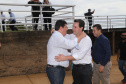 Governador Carlos Massa Ratinho Junior conhece o empreendimento turístico que está sendo instalado pela rede internacional Hard Rock, em Sertaneja. Foto: Gilson Abreu/ANPr