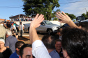 O governador Carlos Massa Ratinho Junior assinou nesta terça-feira (14), em Sertaneja, no Norte Pioneiro, autorizações de licitações e homologações para 15 municípios. Foram autorizados recapeamentos de ruas, aquisições de novos veículos, equipamentos rodoviários e mobiliário para prédios públicos. O secretário estadual do Desenvolvimento Urbano e de Obras Públicas, João Carlos Ortega, também assinou os documentos.Foto Gilson Abreu