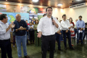 O governador Carlos Massa Ratinho Junior assinou nesta terça-feira (14), em Sertaneja, no Norte Pioneiro, autorizações de licitações e homologações para 15 municípios. Foram autorizados recapeamentos de ruas, aquisições de novos veículos, equipamentos rodoviários e mobiliário para prédios públicos. O secretário estadual do Desenvolvimento Urbano e de Obras Públicas, João Carlos Ortega, também assinou os documentos.Foto Gilson Abreu