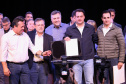 Governador Carlos Massa Ratinho Junior assina autorizações de licitação e homologação para obras e compras de veículos e equipamentos para Campo Mourão e mais 11 municípios do Noroeste: Araruna, Cianorte, Cruzeiro do Oeste, Goioerê, Janiópolis, Moreira Sales, Nova Cantu, Peabiru, Roncador, Terra Boa e Tuneiras do Oeste. Foto: José Fernando Ogura/ANPr