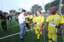 Moradores do Jardim Novo Oásis, em Maringá (Noroeste), ganharam nesta quinta-feira (16) um novo espaço de lazer. O governador Carlos Massa Ratinho Junior e o prefeito Ulisses Maia inauguraram a primeira de 30 unidade no município do programa Meu Campinho. Com 1,5 mil metros quadrados e investimento total de cerca de R$ 400 mil, o local conta com diversos aparelhos de lazer para pessoas de todas as idades. Maringá, 16/05/2019Foto: José Fernando Ogura/ANPr