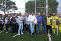 Moradores do Jardim Novo Oásis, em Maringá (Noroeste), ganharam nesta quinta-feira (16) um novo espaço de lazer. O governador Carlos Massa Ratinho Junior e o prefeito Ulisses Maia inauguraram a primeira de 30 unidade no município do programa Meu Campinho. Com 1,5 mil metros quadrados e investimento total de cerca de R$ 400 mil, o local conta com diversos aparelhos de lazer para pessoas de todas as idades. Maringá, 16/05/2019Foto: José Fernando Ogura/ANPr