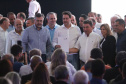 O Governo do Paraná concluiu nesta sexta-feira (17) a agenda em Maringá com a confirmação de R$ 41 milhões para ações e investimentos em 40 municípios da região Noroeste. O governador Carlos Massa Ratinho Junior recebeu prefeitos na 47ª Expoingá, no Parque Internacional de Exposições Francisco Feio Ribeiro. O encontro fez parte das ações em Maringá como sede administrativa do governo estadual. Foto:José Fernando Ogura/ANPr