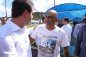 O Governo do Paraná concluiu nesta sexta-feira (17) a agenda em Maringá com a confirmação de R$ 41 milhões para ações e investimentos em 40 municípios da região Noroeste. O governador Carlos Massa Ratinho Junior recebeu prefeitos na 47ª Expoingá, no Parque Internacional de Exposições Francisco Feio Ribeiro. O encontro fez parte das ações em Maringá como sede administrativa do governo estadual. Foto: Rodrio Felix Leal/ANPr