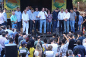 O município de Sarandi, no Noroeste do Paraná, vai implantar galerias pluviais e recapear ruas do Jardim Independência. O investimento é de R$ 3,7 milhões, com recursos do Estado, a fundo perdido. Nesta sexta-feira (17), o governador Carlos Massa Ratinho Júnior esteve em Sarandi e assinou a ordem de serviço para o início das obras. Foto: Rodrigo Felix Leal/ANPr