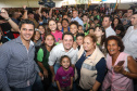 O governador Carlos Massa Ratinho Junior lançou nesta sexta-feira (17) o programa Escola Segura em Londrina, no Norte do Paraná. O colégio estadual Olympia Morais Tormenta, onde aconteceu a solenidade, e outras 17 escolas estaduais do município contam agora com policiais militares que atuarão diariamente para reforçar a segurança no período de aulas. Foto: Rodrigo Felix Leal/ANPr