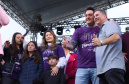 O governador Carlos Massa Ratinho Junior participou neste sábado (18), em Curitiba, da 25ª Marcha para Jesus, evento que reuniu cerca de 200 mil pessoas, de acordo com a organização. Foto: Rodrigo Felix Leal/ANPr