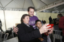 O governador Carlos Massa Ratinho Junior participa da Marcha para Jesus.Curitiba, 18-05-19Foto: Arnaldo Alves 