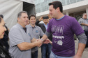O governador Carlos Massa Ratinho Junior participa da Marcha para Jesus.Curitiba, 18-05-19Foto: Arnaldo Alves 