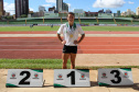 Wanessa Zavolski, da Universidade Estadual de Ponta Grossa (UEPG), campeã 400 metros com barreiras. Foto: Thaise Oliveira/SEET-PR