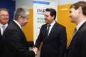 Programa de concessões na área da infraestrutura, projetos de parcerias público-privadas e um ambiente propício para negócios tornam o Paraná o Estado atrativo para investidores. A avaliação é do governador Carlos Massa Ratinho Junior, que abriu nesta terça-feira (21) a segunda edição do Paraná Day.Foto: Rodrigo Felix Leal/ANPr