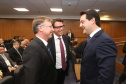 Programa de concessões na área da infraestrutura, projetos de parcerias público-privadas e um ambiente propício para negócios tornam o Paraná o Estado atrativo para investidores. A avaliação é do governador Carlos Massa Ratinho Junior, que abriu nesta terça-feira (21) a segunda edição do Paraná Day.Foto: Rodrigo Felix Leal/ANPr