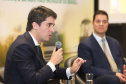 Programa de concessões na área da infraestrutura, projetos de parcerias público-privadas e um ambiente propício para negócios tornam o Paraná o Estado atrativo para investidores. A avaliação é do governador Carlos Massa Ratinho Junior, que abriu nesta terça-feira (21) a segunda edição do Paraná Day.Foto: Rodrigo Felix Leal/ANPr