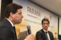 Programa de concessões na área da infraestrutura, projetos de parcerias público-privadas e um ambiente propício para negócios tornam o Paraná o Estado atrativo para investidores. A avaliação é do governador Carlos Massa Ratinho Junior, que abriu nesta terça-feira (21) a segunda edição do Paraná Day.Foto: Rodrigo Felix Leal/ANPr