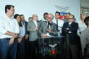 O governador Carlos Massa Ratinho Junior disse nesta quarta-feira (22), no lançamento oficial da Superintendência Geral de Diálogo e Interação Social (Sudis), que o Governo do Paraná está aberto ao diálogo e vai trabalhar diariamente para atender as demandas de todos os setores da sociedade, principalmente dos mais necessitados, em respeito ao compromisso com a construção de um Estado moderno e protetivo.Foto: Rodrigo Felix Leal/ANPr