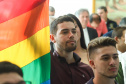 O governador Carlos Massa Ratinho Junior disse nesta quarta-feira (22), no lançamento oficial da Superintendência Geral de Diálogo e Interação Social (Sudis), que o Governo do Paraná está aberto ao diálogo e vai trabalhar diariamente para atender as demandas de todos os setores da sociedade, principalmente dos mais necessitados, em respeito ao compromisso com a construção de um Estado moderno e protetivo.Foto: Rodrigo Felix Leal/ANPr