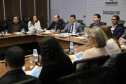 Chefes de 42 núcleos regionais do Governo do Estado das cidades de Londrina, Cornélio Procópio e Jacarezinho participaram nesta quarta-feira (22) de uma reunião com o governador Carlos Massa Ratinho Junior no Palácio Iguaçu, em Curitiba