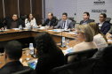 Chefes de 42 núcleos regionais do Governo do Estado das cidades de Londrina, Cornélio Procópio e Jacarezinho participaram nesta quarta-feira (22) de uma reunião com o governador Carlos Massa Ratinho Junior no Palácio Iguaçu, em Curitiba