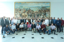 Chefes de 42 núcleos regionais do Governo do Estado das cidades de Londrina, Cornélio Procópio e Jacarezinho participaram nesta quarta-feira (22) de uma reunião com o governador Carlos Massa Ratinho Junior no Palácio Iguaçu, em Curitiba
