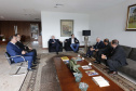 O governador Carlos Massa Ratinho Junior recebeu em seu gabinete o presidente da Assembléia de Deus, pastor Wagner Tadeu dos Santos Gaby e sua diretoria.Curitiba, 22-05-19Foto: Arnaldo Alves / ANPr