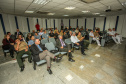 Os Portos do Paraná receberam nesta quinta-feira (23) alunos militares e civis da Escola Superior de Guerra (ESG), do Ministério da Defesa, participantes do Curso de Logística e Mobilização Nacional. Além de assistir a uma palestra sobre as atividades portuárias no Estado, o grupo visitou o cais do Porto de Paranaguá. Foto: Claudio Neves/Appa