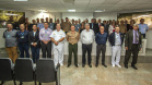 Os Portos do Paraná receberam nesta quinta-feira (23) alunos militares e civis da Escola Superior de Guerra (ESG), do Ministério da Defesa, participantes do Curso de Logística e Mobilização Nacional. Além de assistir a uma palestra sobre as atividades portuárias no Estado, o grupo visitou o cais do Porto de Paranaguá. Foto: Claudio Neves/Appa