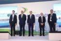A Usina Hidrelétrica Baixo Iguaçu, último aproveitamento energético do Rio Iguaçu, foi inaugurada nesta quinta-feira (23) em Capanema, no Sudoeste do Estado. O empreendimento foi construído por um consórcio formado pela Copel e a Neonergia e recebeu investimento de R$ 2,3 bilhões. Foto: Rodrigo Felix Leal/ANPr