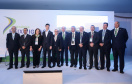 A Usina Hidrelétrica Baixo Iguaçu, último aproveitamento energético do Rio Iguaçu, foi inaugurada nesta quinta-feira (23) em Capanema, no Sudoeste do Estado. O empreendimento foi construído por um consórcio formado pela Copel e a Neonergia e recebeu investimento de R$ 2,3 bilhões. Foto: Rodrigo Felix Leal/ANPr