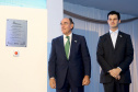 A Usina Hidrelétrica Baixo Iguaçu, último aproveitamento energético do Rio Iguaçu, foi inaugurada nesta quinta-feira (23) em Capanema, no Sudoeste do Estado