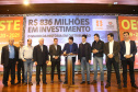 O governador Carlos Massa Ratinho Junior e o presidente da Copel, Daniel Pimentel Slaviero, anunciaram nesta sexta-feira (24) os investimentos da Companhia na região Oeste do Paraná para os próximos três anos. Foto: Jaelson Lucas/ANPr