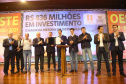 O governador Carlos Massa Ratinho Junior e o presidente da Copel, Daniel Pimentel Slaviero, anunciaram nesta sexta-feira (24) os investimentos da Companhia na região Oeste do Paraná para os próximos três anos. Foto: Jaelson Lucas/ANPr