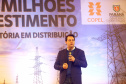 O governador Carlos Massa Ratinho Junior e o presidente da Copel, Daniel Pimentel Slaviero, anunciaram nesta sexta-feira (24) os investimentos da Companhia na região Oeste do Paraná para os próximos três anos. Foto: Jaelson Lucas/ANPr