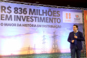 O governador Carlos Massa Ratinho Junior e o presidente da Copel, Daniel Pimentel Slaviero, anunciaram nesta sexta-feira (24) os investimentos da Companhia na região Oeste do Paraná para os próximos três anos. Foto: Jaelson Lucas/ANPr
