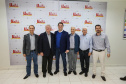 O governador Carlos Massa Ratinho Junior conhece as obras de ampliação do abatedouro de aves Unitá, pertencente às cooperativas Copacol, Cooperflora e Coagru acompanhado do presidente da Copacol, Valter Pitol.  Ubiratã, 24/05/2019 -  Foto: Geraldo Bubniak/ANPr