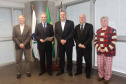 O secretário estadual da Justiça, Família e Trabalho, Ney Leprevost, e o procurador-geral do Ministério Público do Paraná, Ivonei Sfoggia, renovaram nesta quinta-feira (30) termo de parceria que visa garantir os direitos do consumidor. Foto: SEJUT