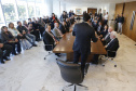 O governador Carlos Massa Ratinho Junior libera recursos para bolsas de pesquisa e extensão, para pesquisadores das universidades e institutos de pesquisa do Paraná.Curitiba, 04-06-19.Foto: Arnaldo Alves/ANPr