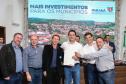 Governador Carlos Massa Ratinho Junior se reúne em Irati com os prefeitos do Centro-Sul do Paraná, e repassa recursos para investimentos em diversos municípios da região. O secretário do Desenvolvimento Urbano e Obras Públicas, João Carlos Ortega, também participa do encontro. - Irati, 07/06/2019 - Foto: Geraldo Bubniak/ANPr