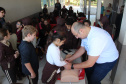 O município de Agudos do Sul, localizado na Região Metropolitana de Curitiba, recebeu nesta sexta-feira (07/06), a primeira ação do Programa Criança Feliz no Paraná, na Escola Municipal Miguel Júnior de Souza. A atividade faz parte de uma série de ações sociais que incluem o programa nos municípios.  -  Agudos do Sul, 07/06/2019  -  Foto: Divulgação SEJUF