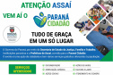 O Paraná Cidadão chega nesta semana ao município de Assaí, no Norte estado. A feira de serviços oferece nesta quarta, quinta e sexta-feira (12, 13 e 14), ações de cidadania, de defesa de direitos e inclusão social.  -  Curitiba, 11/06/2019  -  Foto: Divulgação SEJUF