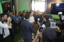 O governador Carlos Massa Ratinho Junior esteve nesta quarta-feira (12) na Digital Agro 2019, em Carambeí, nos Campos Gerais. O evento apresenta e discute as principais novidades tecnológicas para o agronegócio, como a digitalização do campo, automação, robótica, internet das coisas e Big Data. FotoJaelson Lucas/ANPr