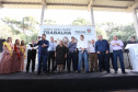Governador Carlos Massa Ratinho Junior, durante solenidade realizada no município de Quitandinha, na Região Metropolitana de Curitiba, entregou títulos de regularização fundiária para 59 pequenos produtores rurais e confirmou recursos para a prefeitura adquirir equipamento rodoviário e veículo para uso na administração - Quitandinha, 13/06/2019 - Foto: José Fernando Ogura/ANPr
