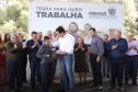 Governador Carlos Massa Ratinho Junior, durante solenidade realizada no município de Quitandinha, na Região Metropolitana de Curitiba, entregou títulos de regularização fundiária para 59 pequenos produtores rurais e confirmou recursos para a prefeitura adquirir equipamento rodoviário e veículo para uso na administração - Quitandinha, 13/06/2019 - Foto: José Fernando Ogura/ANPr