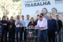 Governador Carlos Massa Ratinho Junior, durante solenidade realizada no município de Quitandinha, na Região Metropolitana de Curitiba, entregou títulos de regularização fundiária para 59 pequenos produtores rurais e confirmou recursos para a prefeitura adquirir equipamento rodoviário e veículo para uso na administração - Quitandinha, 13/06/2019 - Foto: Rodrigo Félix Leal/ANPr