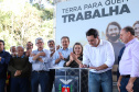 Governador Carlos Massa Ratinho Junior, durante solenidade realizada no município de Quitandinha, na Região Metropolitana de Curitiba, entregou títulos de regularização fundiária para 59 pequenos produtores rurais e confirmou recursos para a prefeitura adquirir equipamento rodoviário e veículo para uso na administração - Quitandinha, 13/06/2019 - Foto: Rodrigo Félix Leal/ANPr