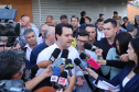 O governador Carlos Massa Ratinho Junior anunciou nesta quinta-feira (13) o investimento de 26.963.670,76 para benefícios à população de São José dos Pinhais, na Região Metropolitana de Curitiba.  -  São José dos Pinhais, 13/06/2019  -  Foto: Rodrigo Félix Leal/ANPr
