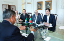 Governador Carlos Massa Ratinho Jr recebe o  embaixador de Bangladesh Zulfiqar Rahman. -  Curitiba,17/06/2019 Foto: Rodrigo Félix Leal/ANPr