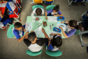 Os 1.103 alunos de 5º ano das escolas municipais que visitaram o Porto de Paranaguá neste primeiro semestre se preparam para participar do Concurso de Desenho do Projeto Porto Escola.  -  Paranaguá, 17/06/2019  -  Foto: Cláudio Neves/ANPr